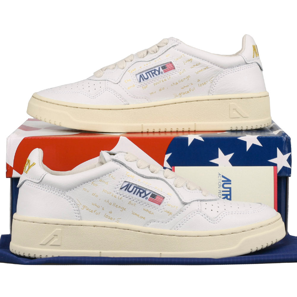 AUTRY Women’s Lettering Low-Top Sneakers
