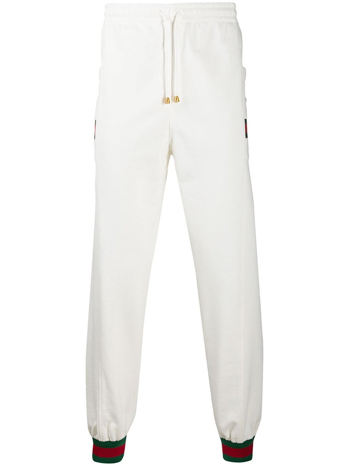 GUCCI Men's Web Stripe Jogger Sweatpants 625404 XJCOE 9146