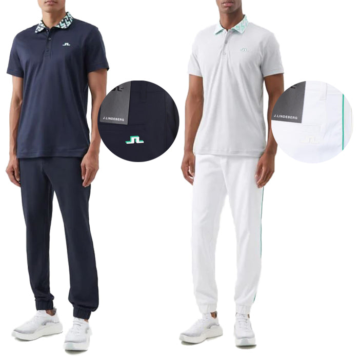 J LINDEBERG Rick Golf Jogger Pants Navy or White Men’s Classic Pants