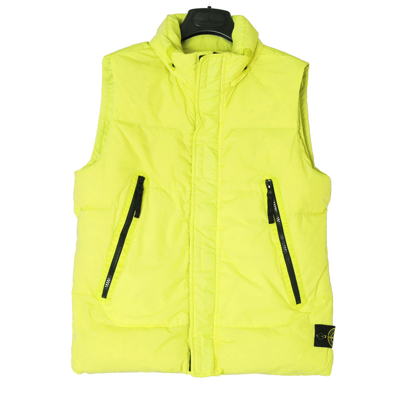 STONE ISLAND Women’s Down Puffer Vest with Badge Black