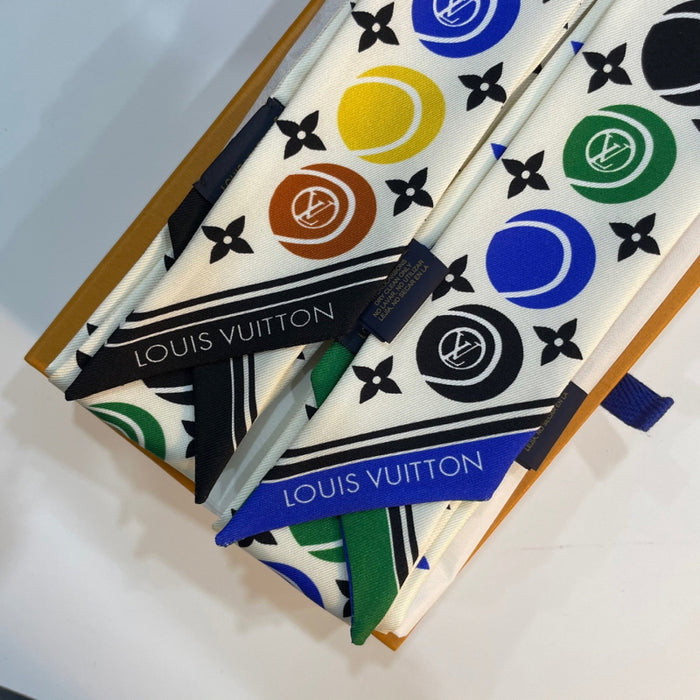 Louis Vuitton LV Match BB Bandou Silk Scarf