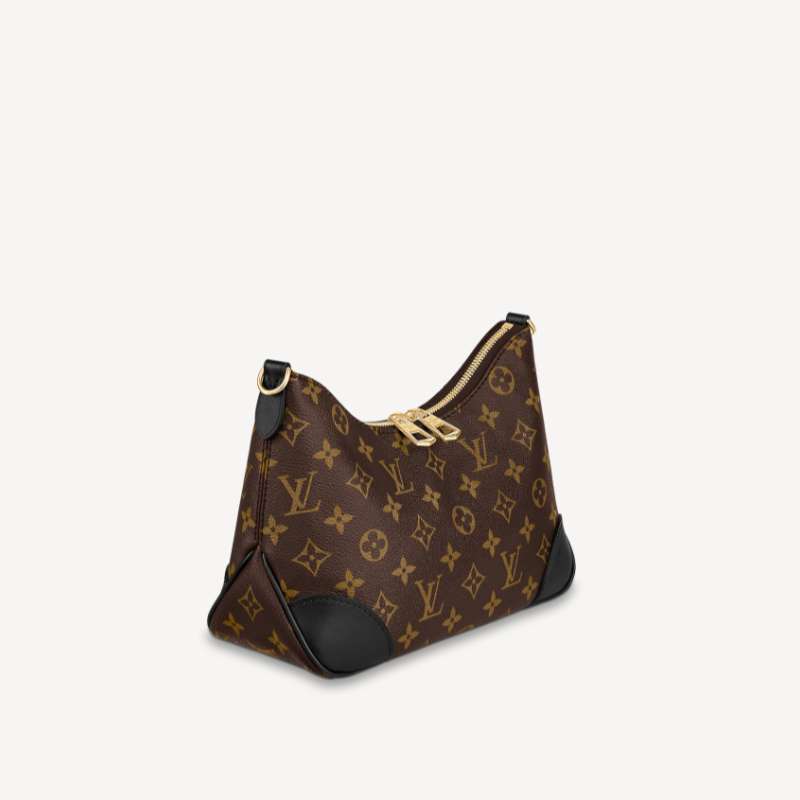 Louis Vuitton Black Monogram Boulogne Shoulder Crossbody Bag Tote