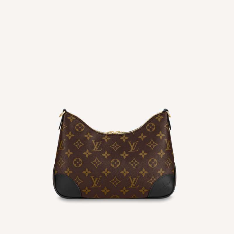 Louis Vuitton Black Monogram Boulogne Shoulder Crossbody Bag Tote