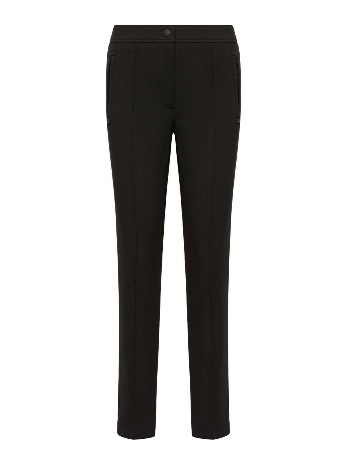 Moncler Black Classic Pants for Women