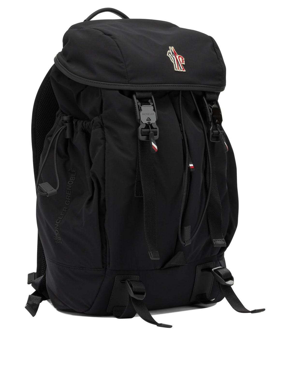 Moncler Black Nylon Backpack for Men