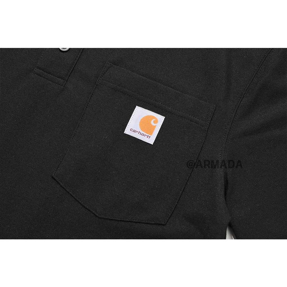 Carhartt Workwear Polo Short Sleeve T-Shirt Black 106685