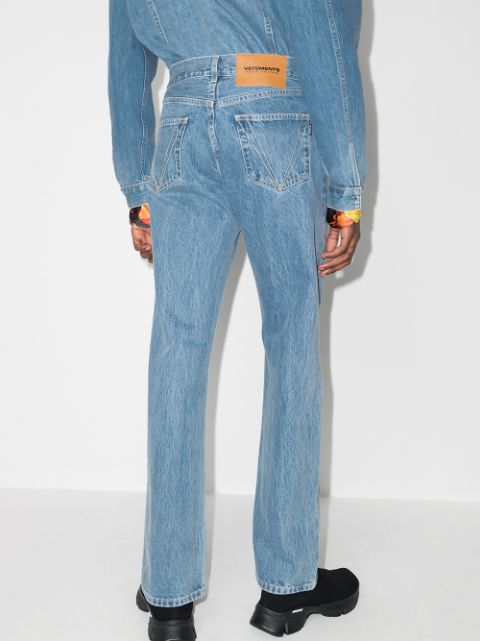 Vetements Men's Logo Magic Fit Denim Jeans ME52PA500N