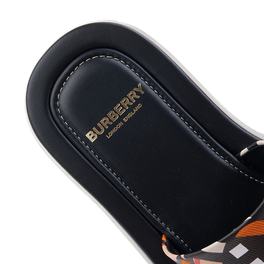 BURBERRY Women’s TB Monogram Canvas Slide S 8056188 LF SDL BUCKINGHAM TB A5086 1