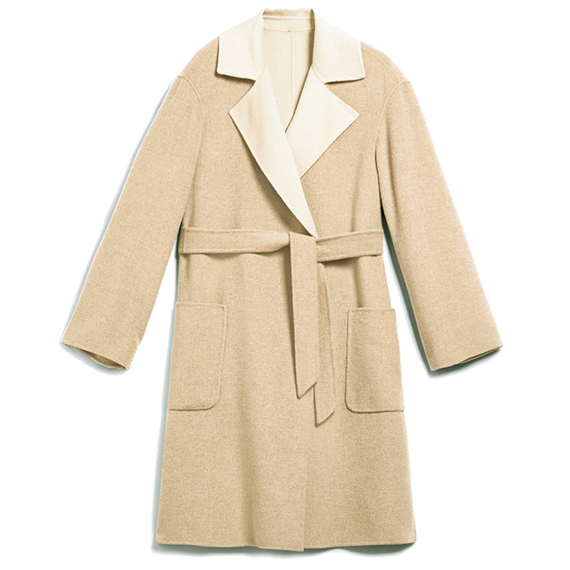 Max Mara TERZO Wool Coat Camel