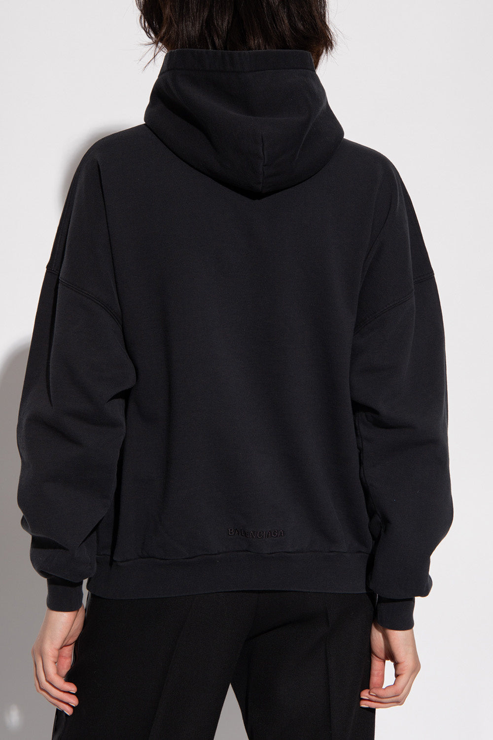 BALENCIAGA The Simpsons Print Black Hoodie Unisex