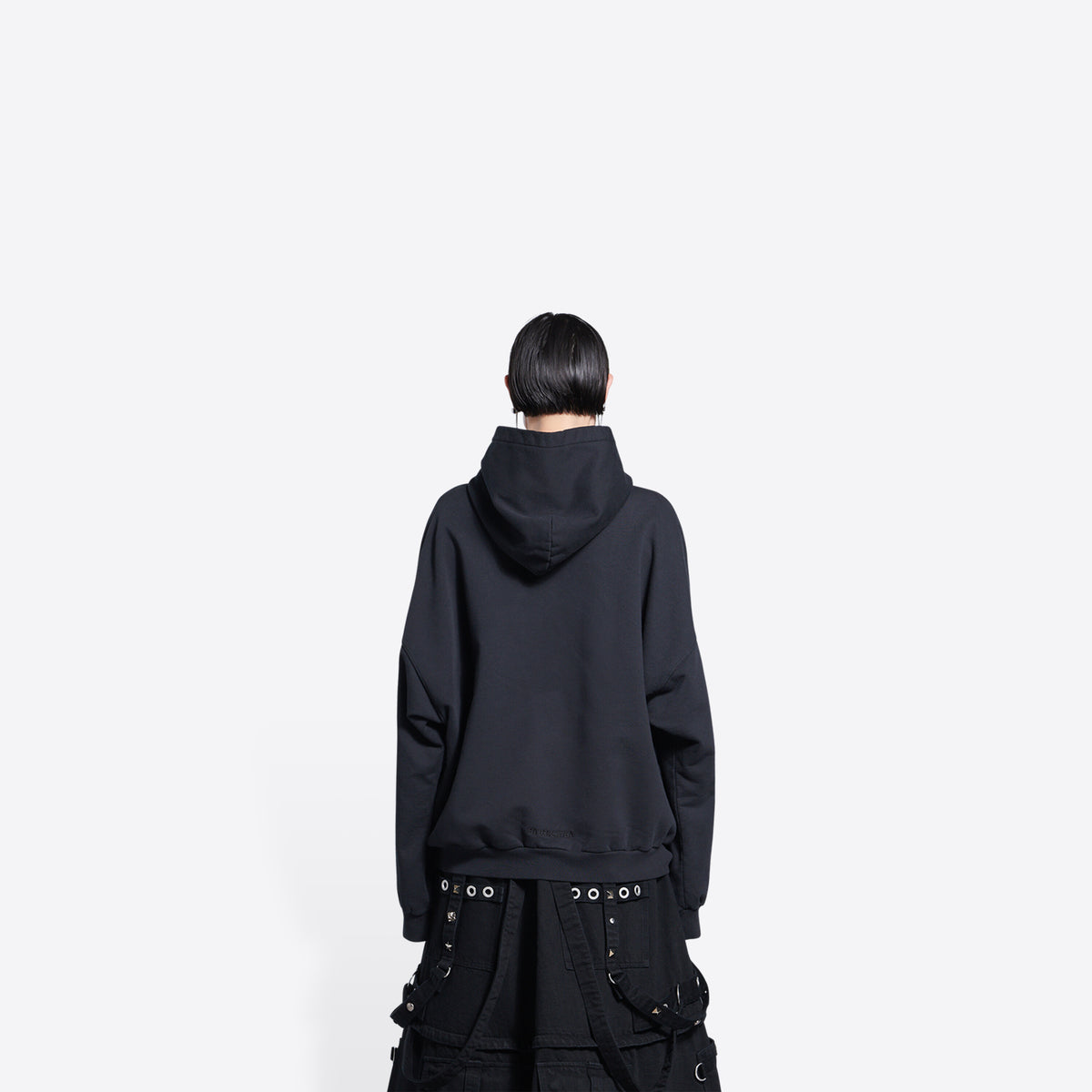 BALENCIAGA The Simpsons Print Black Hoodie Unisex