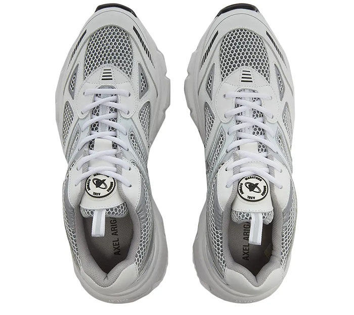 AXEL ARIGATO Marathon Runner White Silver Low-Top Sneakers