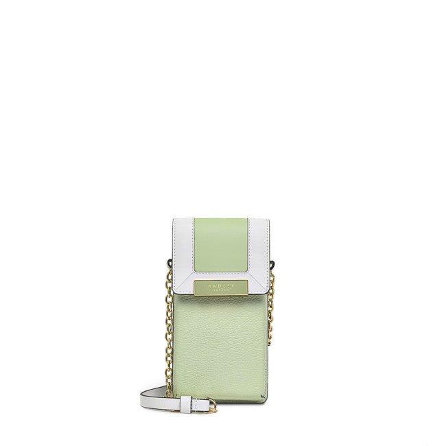 RADLEY LONDON Lockwood Island Color Block Medium Phone Crossbody Bag Cucumber