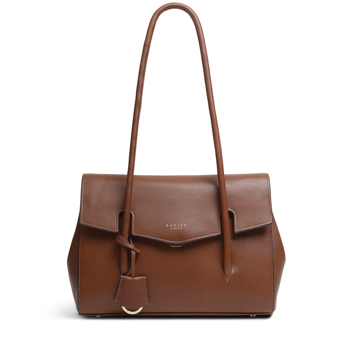 RADLEY LONDON Apsley Road Medium Flapover Tote Bag Tan