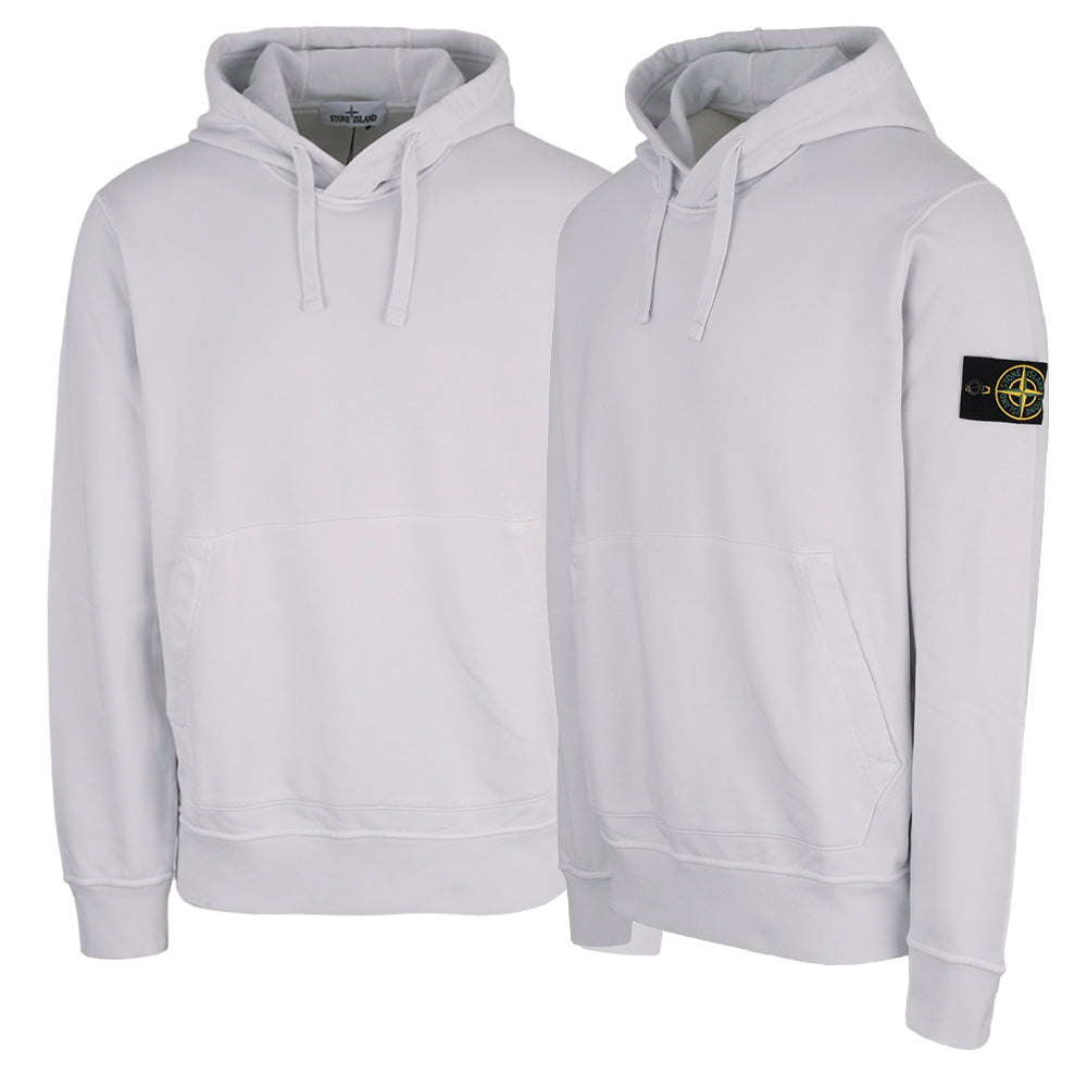 STONE ISLAND Hooded Sweatshirt with Patch Logo Black Unisex