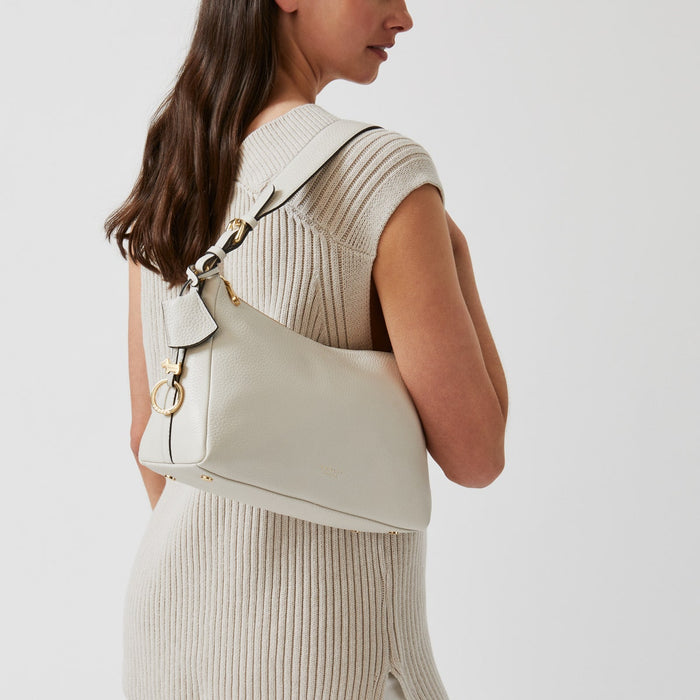 RADLEY LONDON Duke Place Medium Zip-Top Shoulder Bag Chalk