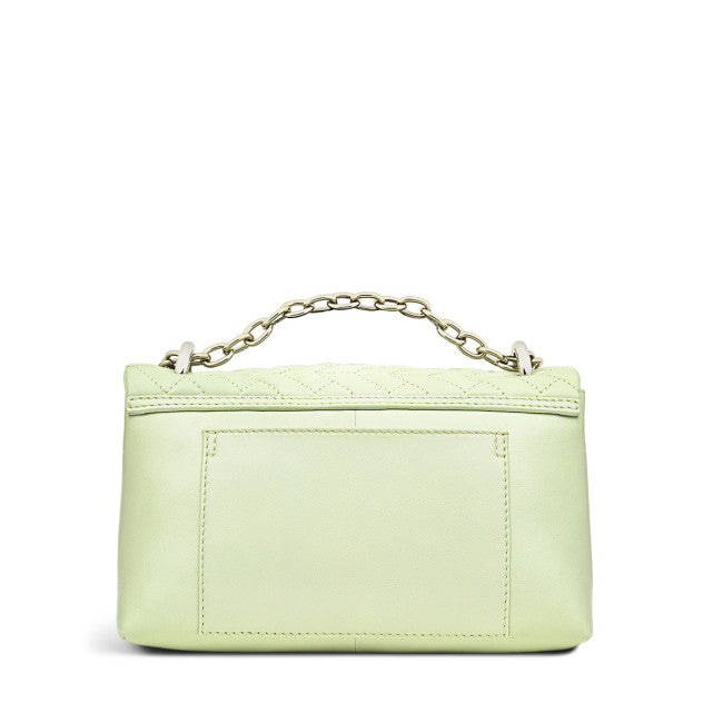 RADLEY LONDON Mill Bay Quilted Medium Flapover Crossbody Bag Cucumber