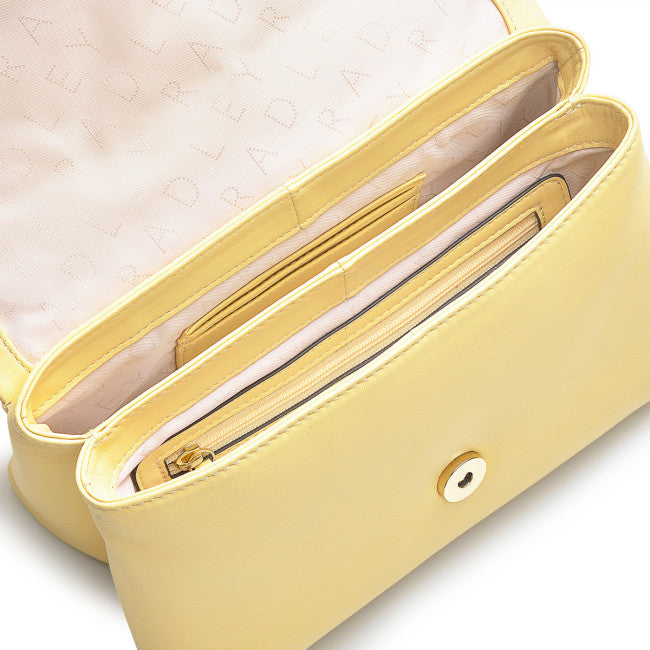 RADLEY LONDON Mill Bay Quilted Medium Flapover Crossbody Bag Butter