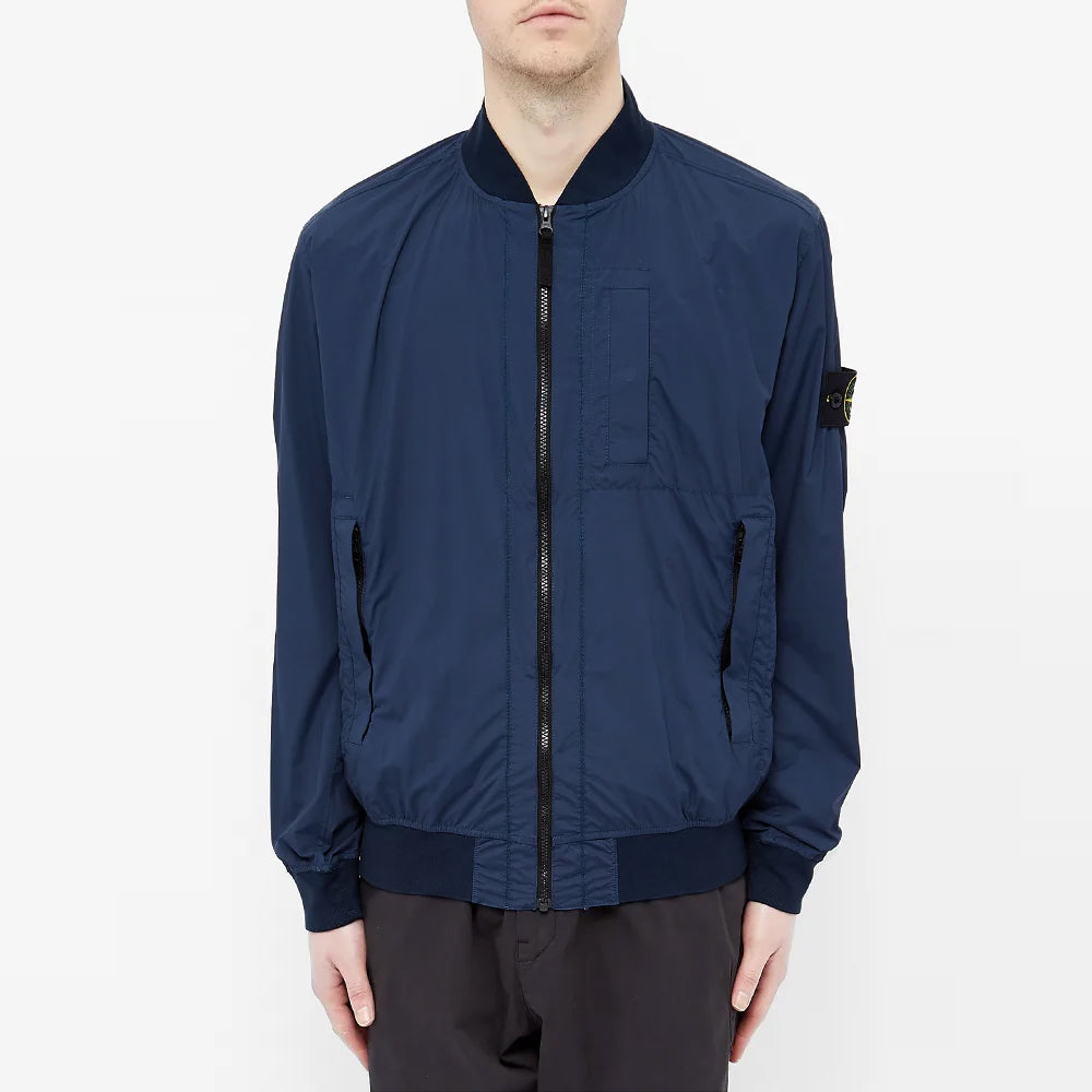 STONE ISLAND Skin-Touch Nylon TC Jacket Black Men’s Jacket