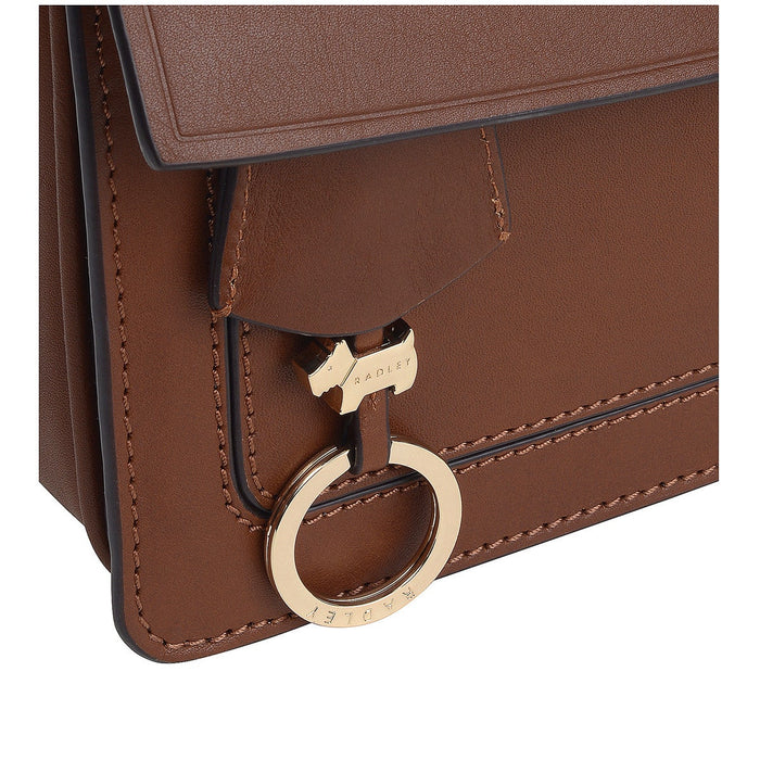 RADLEY LONDON Apsley Road Medium Flapover Crossbody Bag Tan