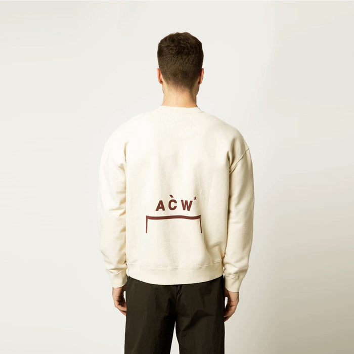 A-COLD-WALL Signature Logo Crewneck Sweatshirt Men White