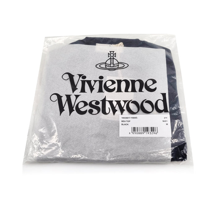 Vivienne Westwood Black BEA Knit Round Neck Top
