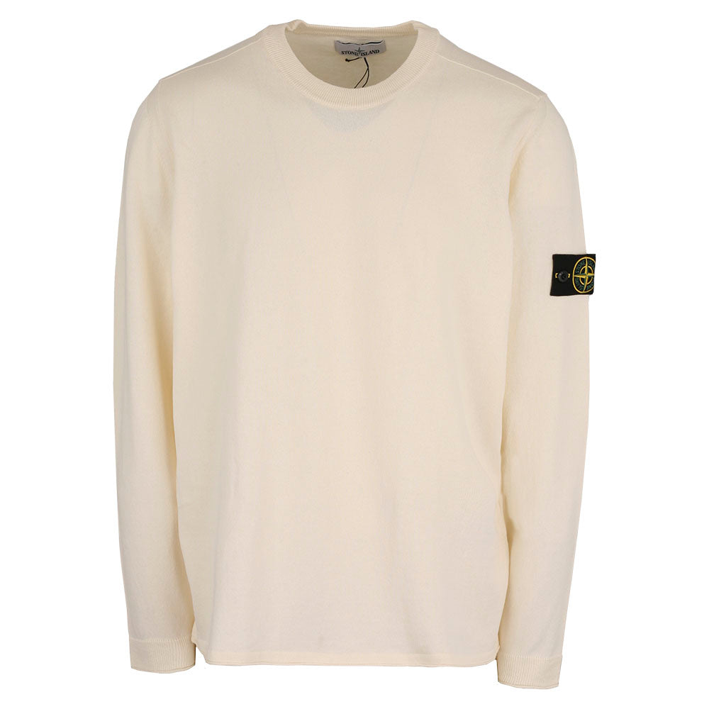 STONE ISLAND Black Knit Short-Sleeve T-Shirt