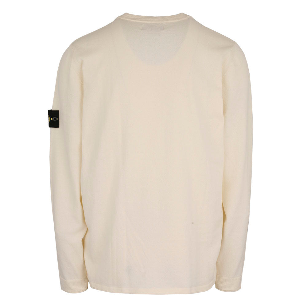STONE ISLAND Black Knit Short-Sleeve T-Shirt