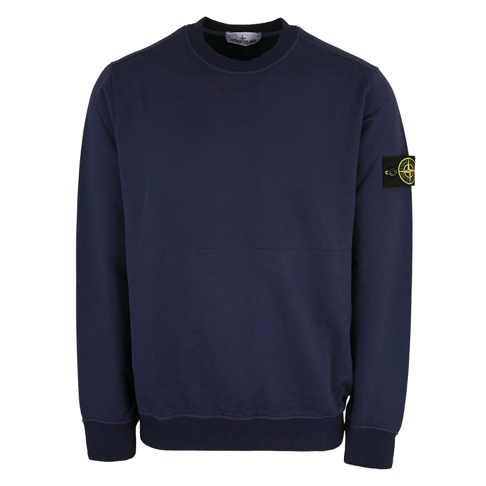 STONE ISLAND Pocket Crewneck Sweatshirt Navy Men’s