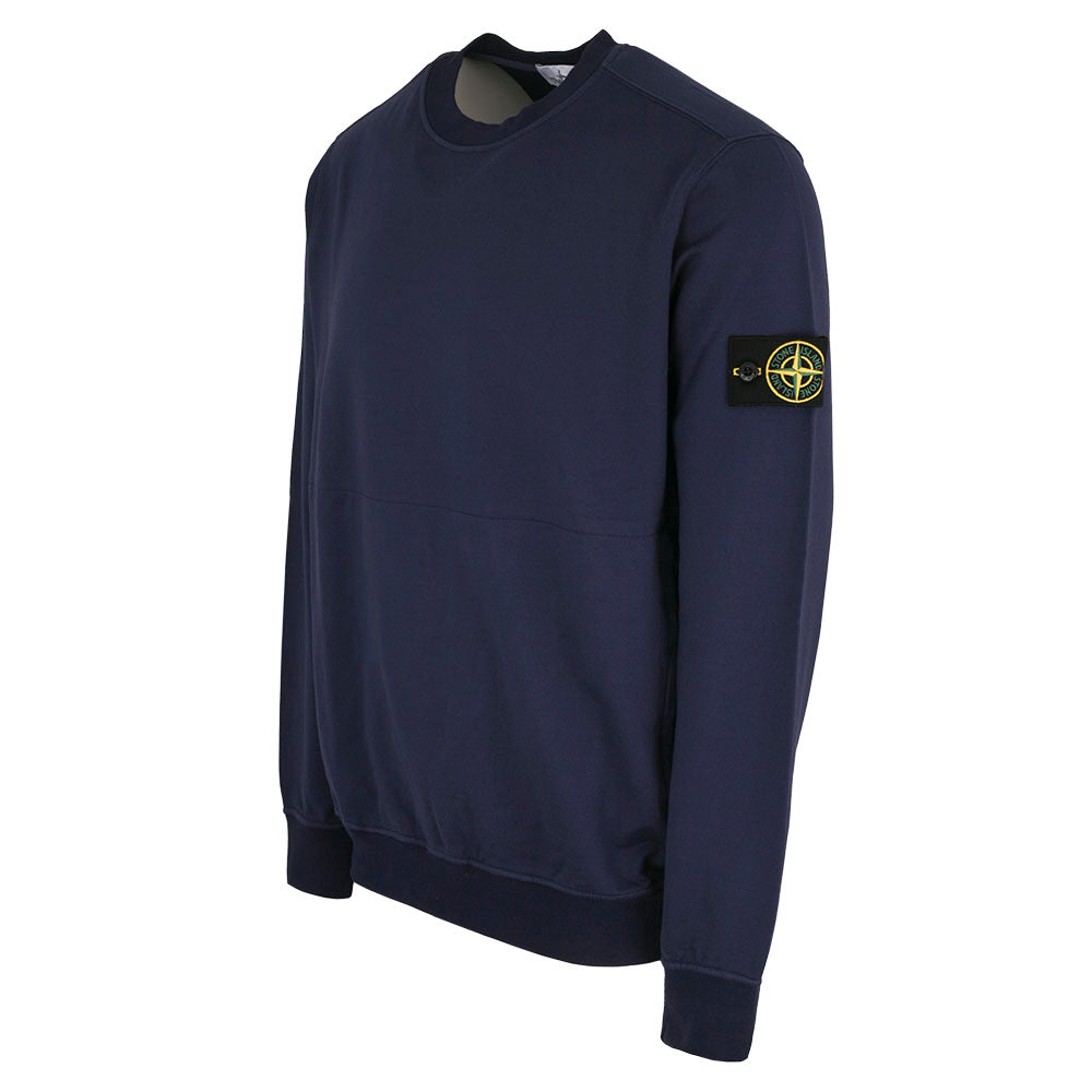 STONE ISLAND Pocket Crewneck Sweatshirt Navy Men’s