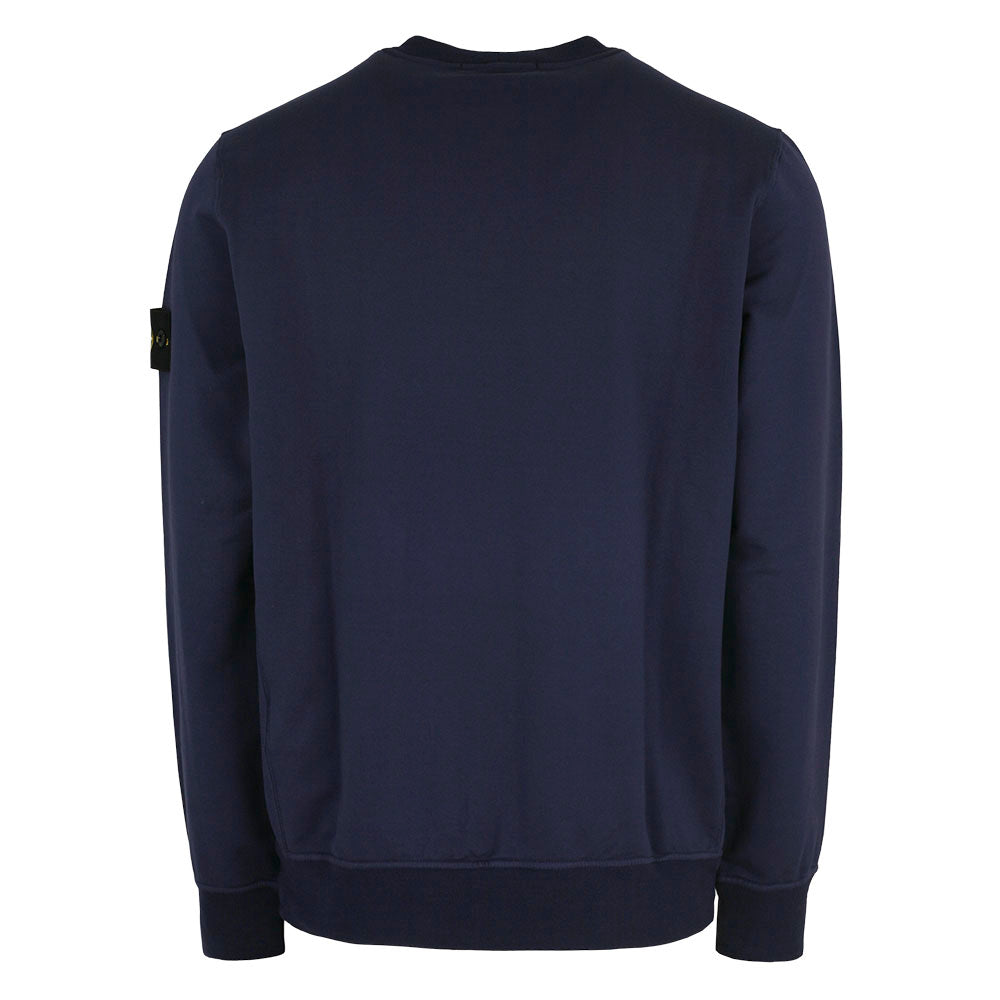 STONE ISLAND Pocket Crewneck Sweatshirt Navy Men’s