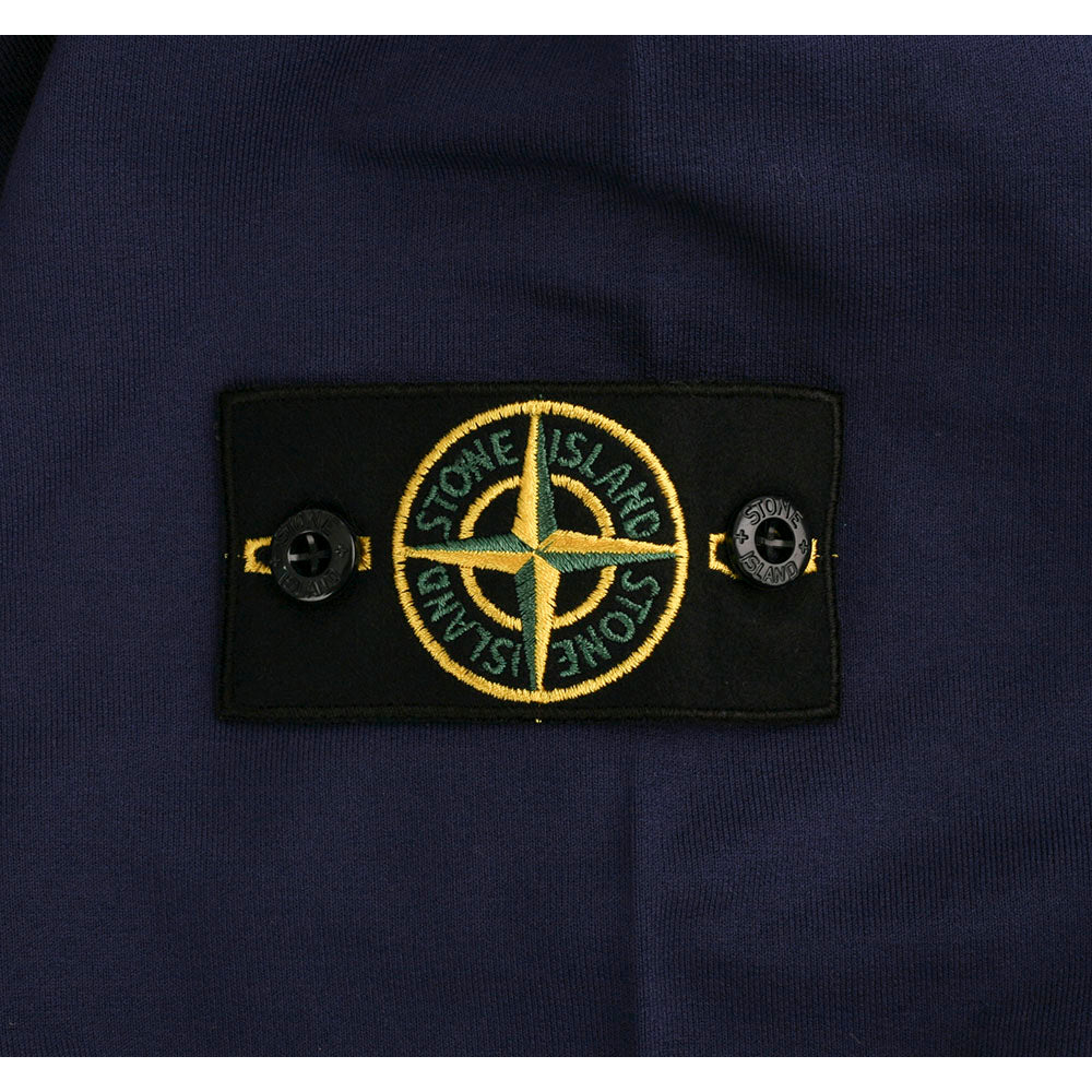 STONE ISLAND Pocket Crewneck Sweatshirt Navy Men’s