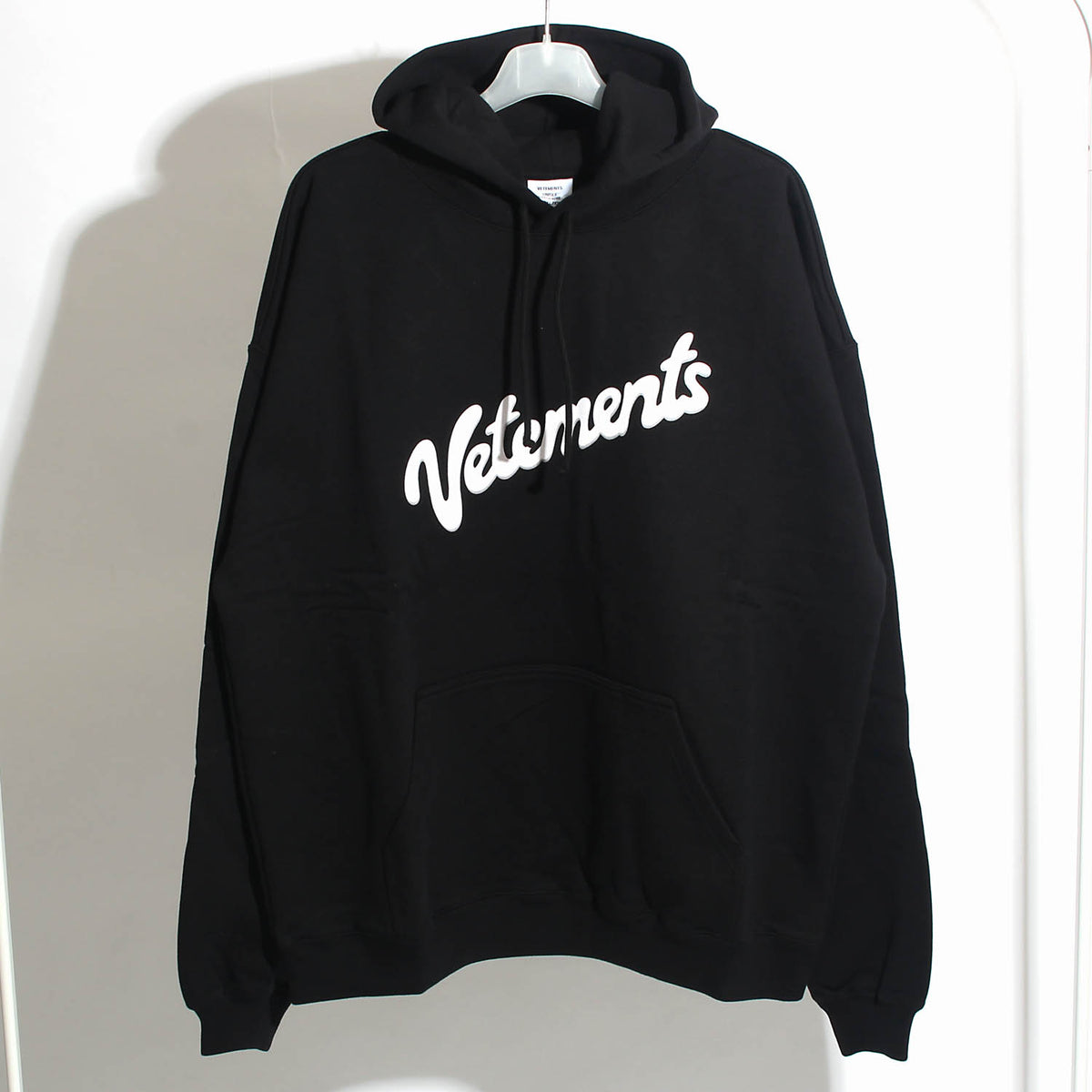 Vetements Oversized Sweet Logo Black Hoodie UA53HD320B