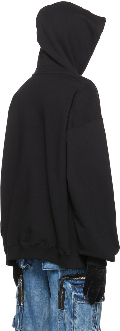 Vetements Oversized Sweet Logo Black Hoodie UA53HD320B