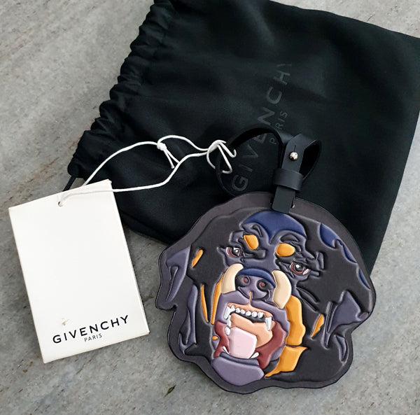 GIVENCHY Rottweiler Charm Keyring Accessory
