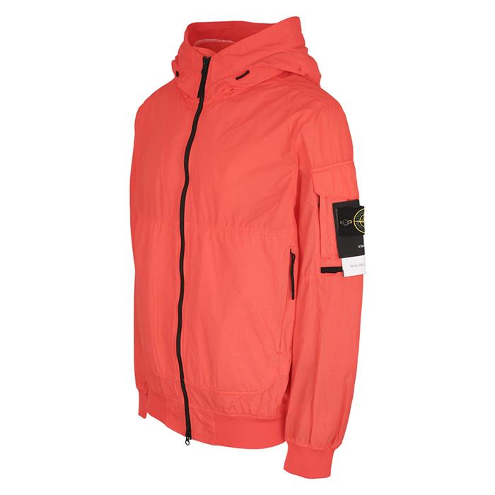 STONE ISLAND Green Cotton Zip Jacket