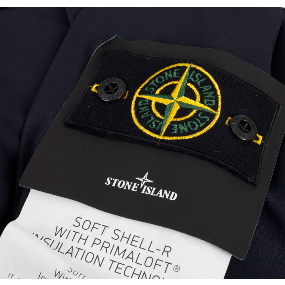 STONE ISLAND Black Nylon Bomber Jacket for Men