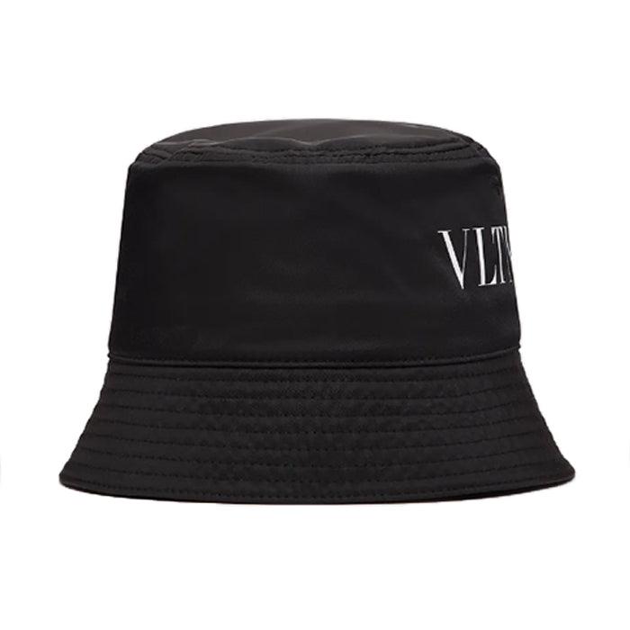 VALENTINO Logo Bucket Hat Black Men’s Accessory