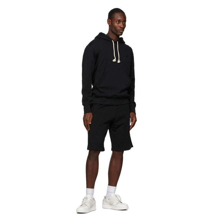 Acne Studios Face Logo Hoodie Unisex Black Cotton