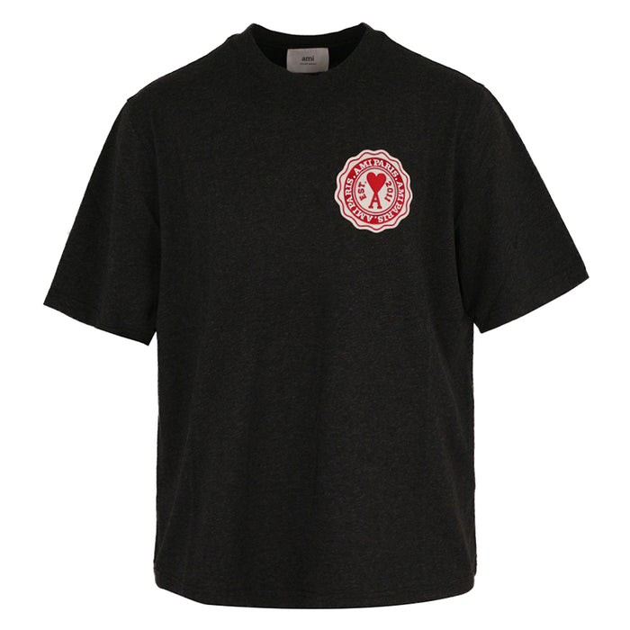 AMI Oversized Short Sleeve T-Shirt Men’s Black Cotton