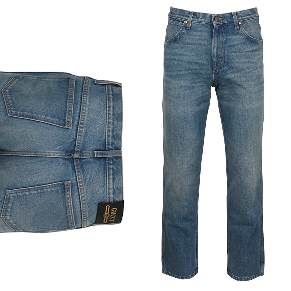 GUCCI Men's Straight Leg Denim Jeans 599944 XDA1B 4011