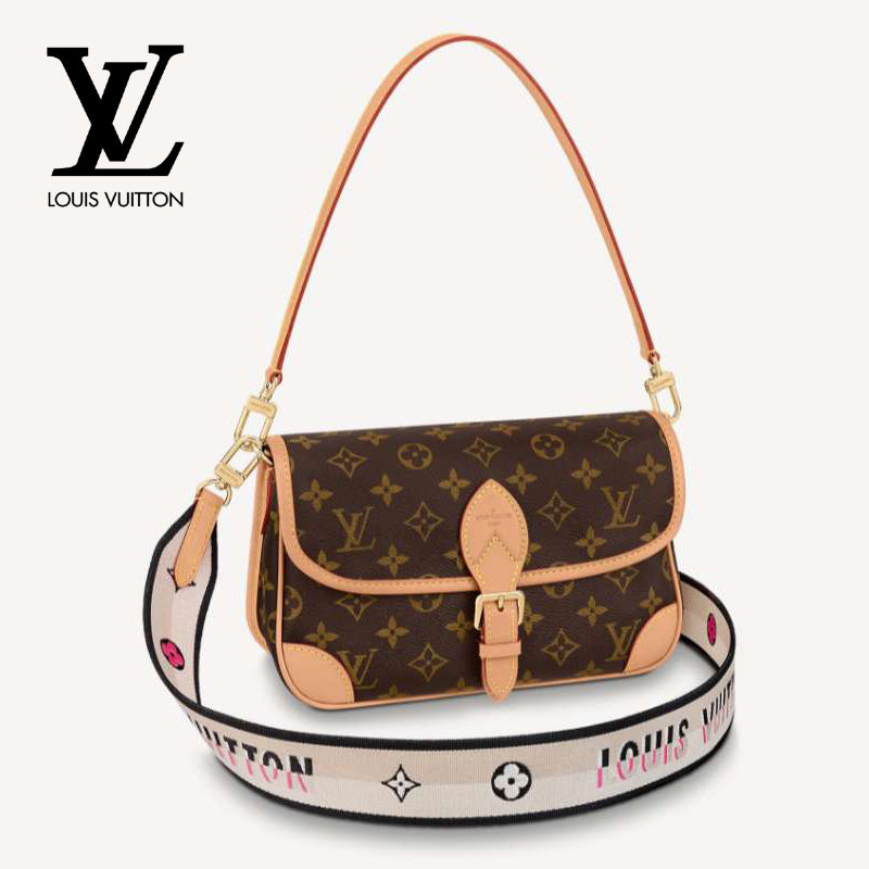 Louis Vuitton Diane Monogram Canvas Women's Crossbody Shoulder Bag M45985