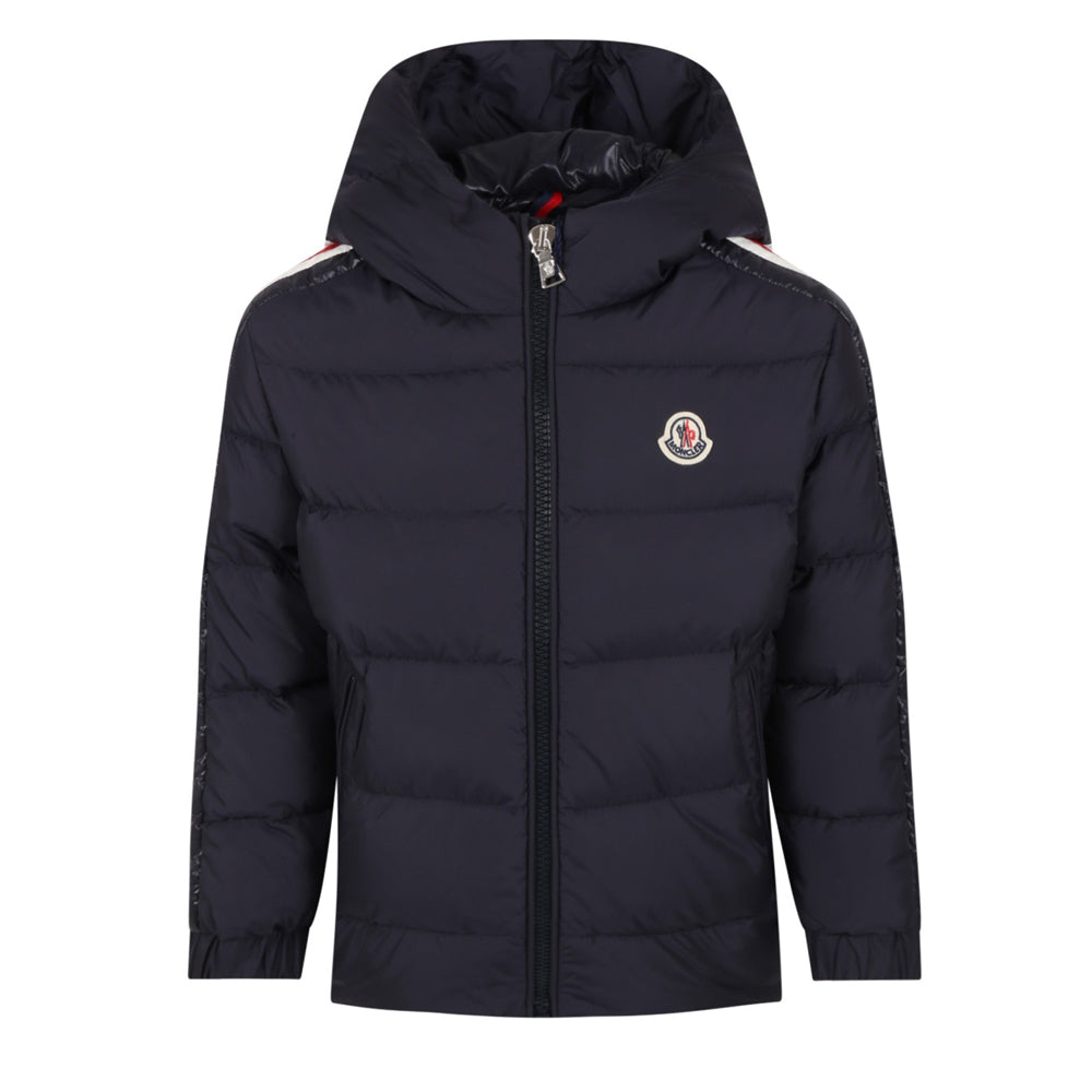 Moncler Kids Women Logo Hooded Down Jacket 1A000 19 68352 742