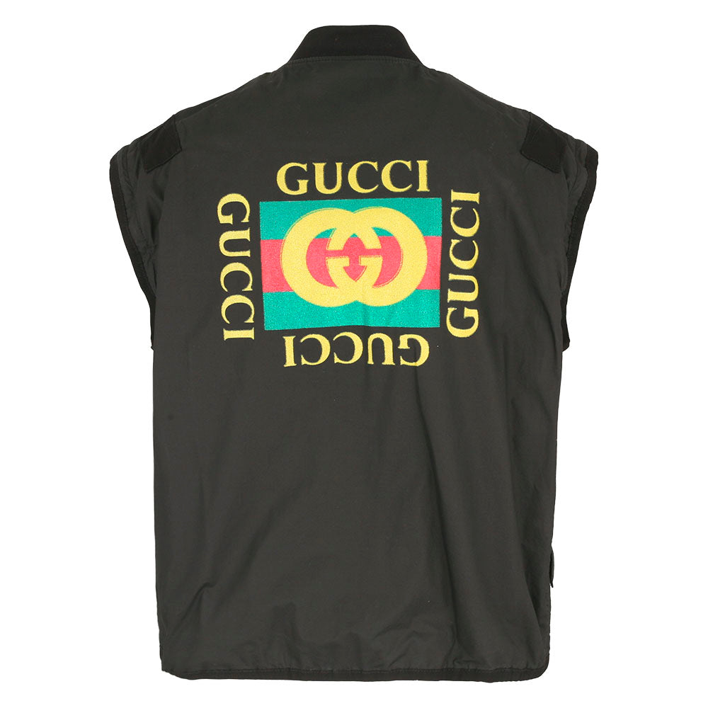 GUCCI Men's Logo Bomber Jacket 544656 XDAEV 1868