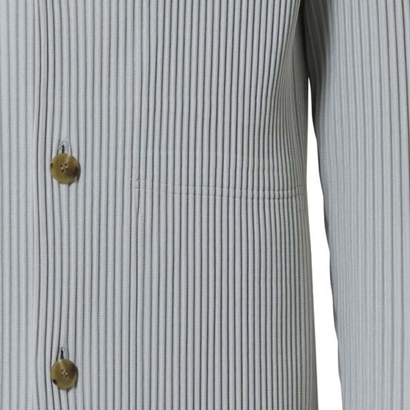 Issey Miyake Homme Plisse Pleated Men's Coat JD202