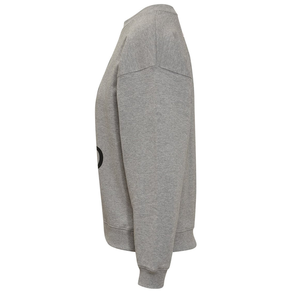 KENZO Flower Logo Fleece Sweatshirt Gray Women