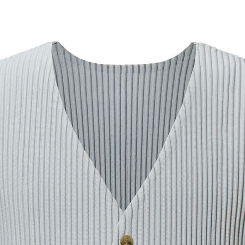 Issey Miyake Homme Plissé Basic Vest Tank Top