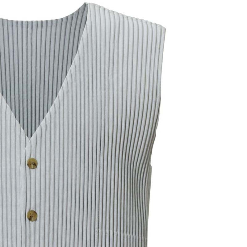 Issey Miyake Homme Plissé Basic Vest Tank Top