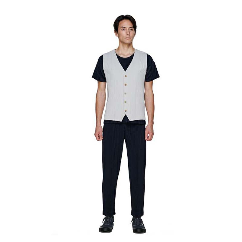 Issey Miyake Homme Plissé Basic Vest Tank Top