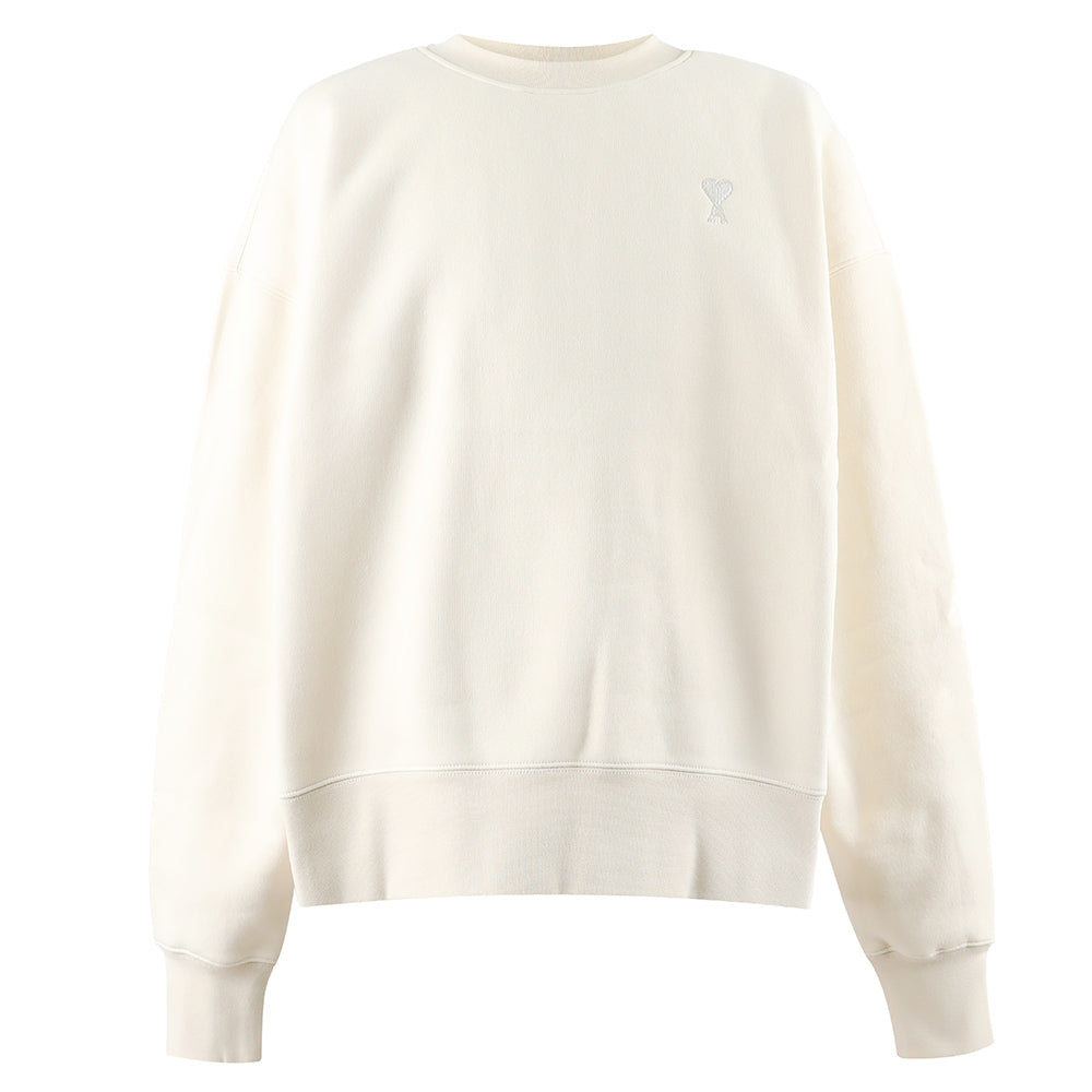 AMI Men's Heart Logo Crewneck Sweatshirt 740 150